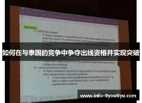 如何在与泰国的竞争中争夺出线资格并实现突破